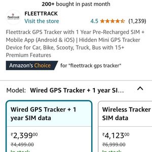 Fleettrack GPS Tracker with 15+ Premium Features