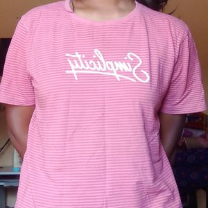 Pink Simplicity Tshirt