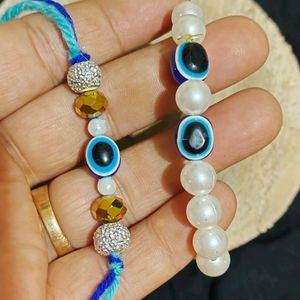 Couple Evil Eye Rakhi Combo