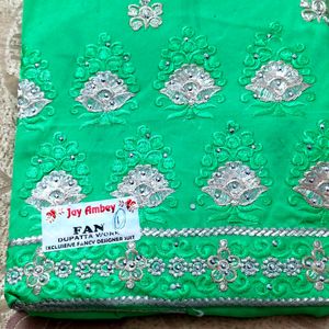 Dress Material With Work Dupatta