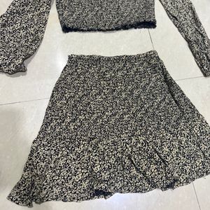 Skirt Top Set