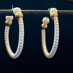 3D Hoop Earings