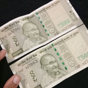 786 Lucky Number 500rs Note Set Of 2🔥