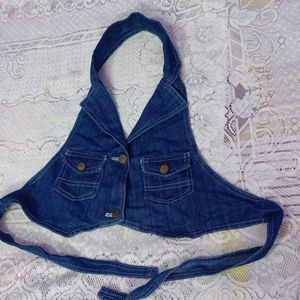 Blue Denim Jacket For Girls And Women's