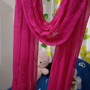 Dark Pink Dupatta