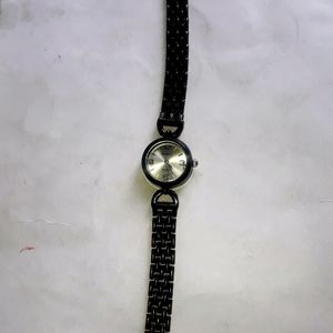 Black Colour Watch For Ladies