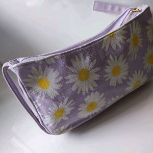 Ecoright Lilac Baguette Shoulder Bag