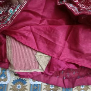 Imported Crush Fabric Lehenga Choli In XL Size