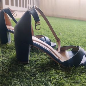 Open Toe Block Heels