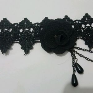 black Rose design choker