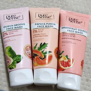 Trio Face Washes