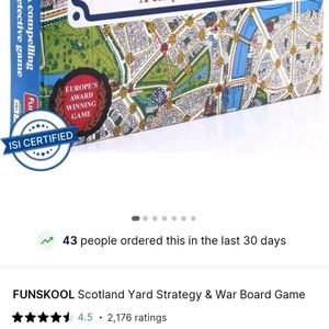 Scotland Yard Board Game