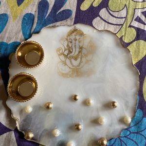 Resin Pooja Thali