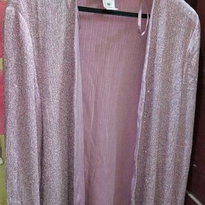 Pink Glitter Shrug