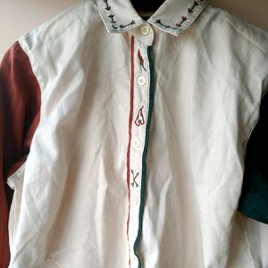 Vintage Crop Shirt