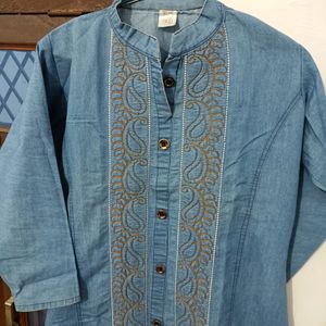 New Denim Kurta For Women