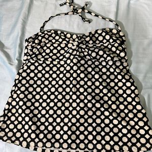 Black And White Dot Top