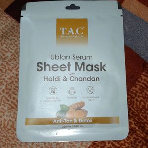 Combo Of Sheet Mask And illuminating Sunscreen.