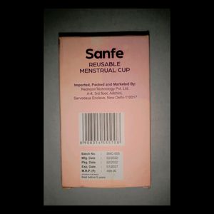 Whole new Sanfe menstrual cup 🤍