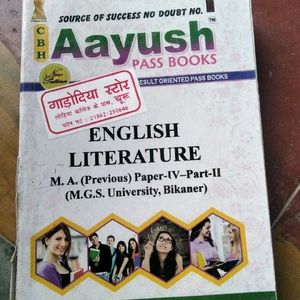 ENG LITERATURE .M.A 1st Yr Books Combo OF 5