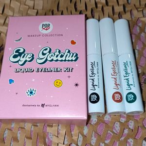 MyGlamm POPxo Eye Gotchu Liquid Eyeliner Kit (3Pcs)