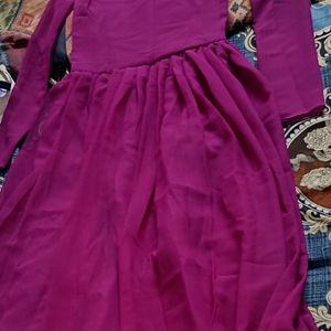 Purple 💜 Colour Gown For Girls Only Rs 199