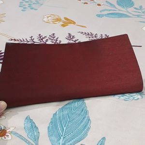 Maroon Party Clutch