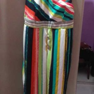 Women Multicoloured Striped Basic Jumpsuit