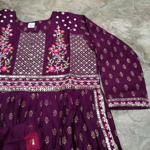 Nyracut Embroidery Work Suit