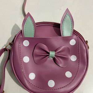 Dark Pink Sling Bag For Girls/Women