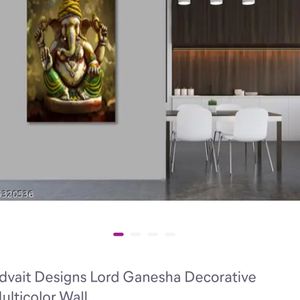 Ganesha Multicolor Wall Decoration