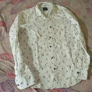 White PRINTED SHIRT FOR BOYS 15 YEAR OLD