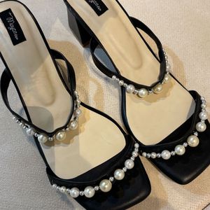 Black Heel Pearl  - Size 38 Last Pcs