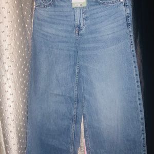 Wide Leg H&M Jeans With Tags On