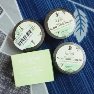 Pilgrim Moisturizer And Dot & Key Night Gel