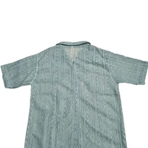 Sea Green Net Shirt