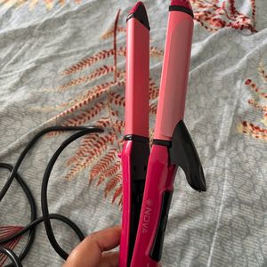 2 In 1 Straightener & Curler