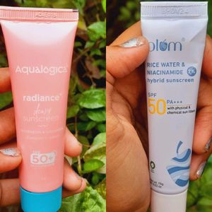 SEALED Sunscreen (Plum + Aqualogica )