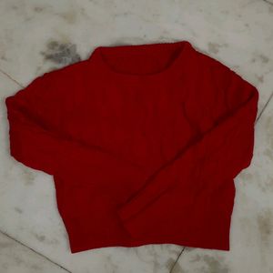 Red Woolen Sweater❤️