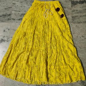 Hakoba Yellow Skirt