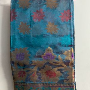 Banarasi Saree With Gold Zari