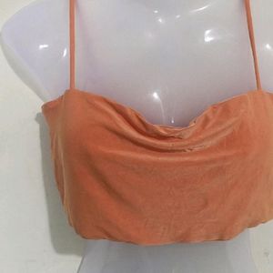 Fashion Nova Orange Crop Top