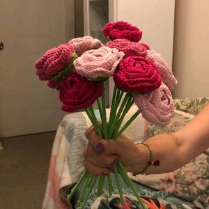 Crochet Rose (Bouquet Of 7)