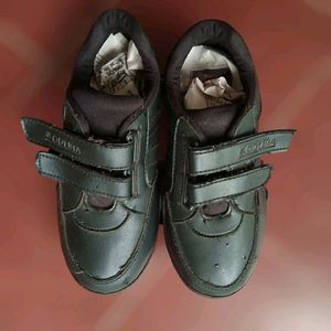 Kids Black School Shoes(Size:2)