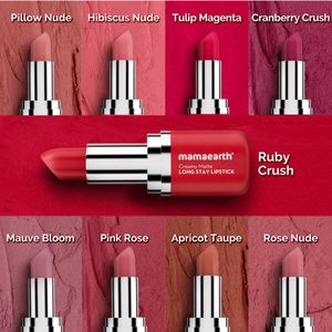 Mamaearth Creamy Matte Lipstick - Apricot Taupe