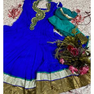 Anarkali Elegant Party Suit Set 3 Peice