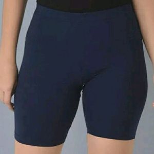 Navy Blue Short Tights Women