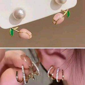 2 Earrings Set