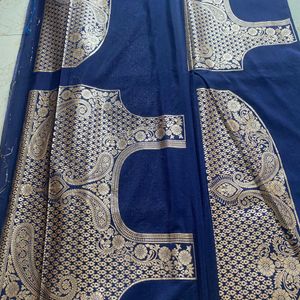 Brand New Pure Silk Saree With Blouse Piece