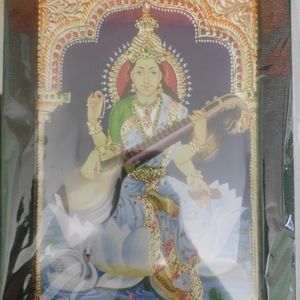 Saraswati With Veena Picture Frame A4 Size